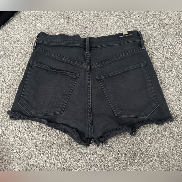 COH Citizens of Humanity - Chloe Denim Short in Goth - Size 25 - Picture 3 of 8